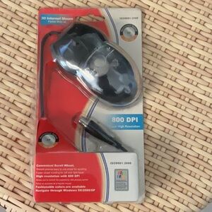 MECHANICAL OPTICAL 3D INTERNET MOUSE 800 DPI SUPER HIGH RESOLUTION